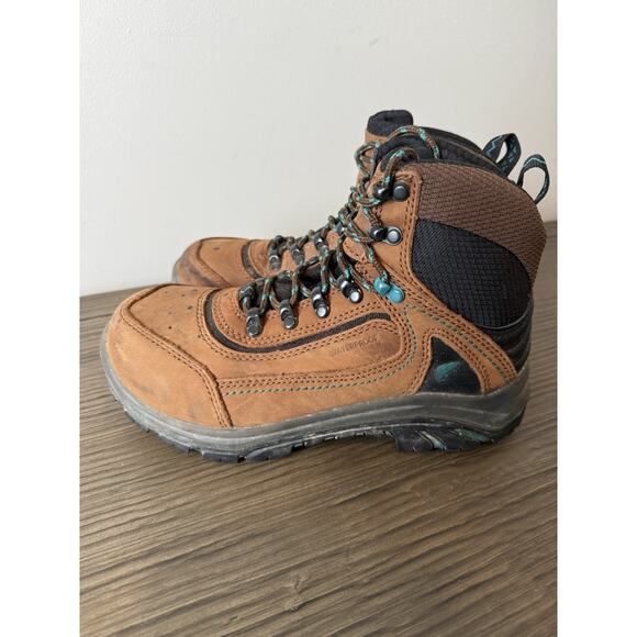 RED WING Tradeswoman 2346 Women's Safety Toe Waterproof Work Boots Brown Sz 6 - Picture 4 of 9